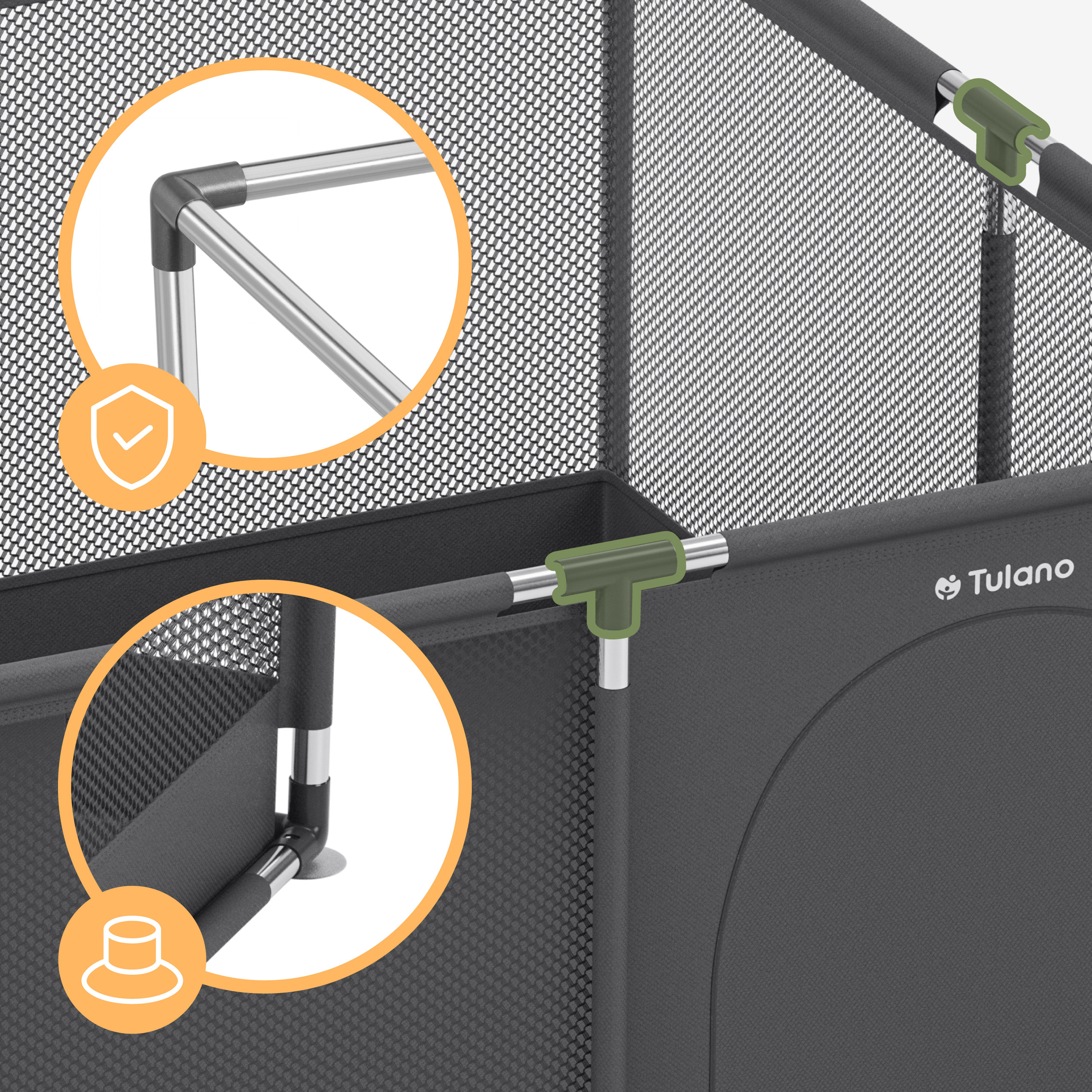 Tulano Cozy 20 stelaż metalowy