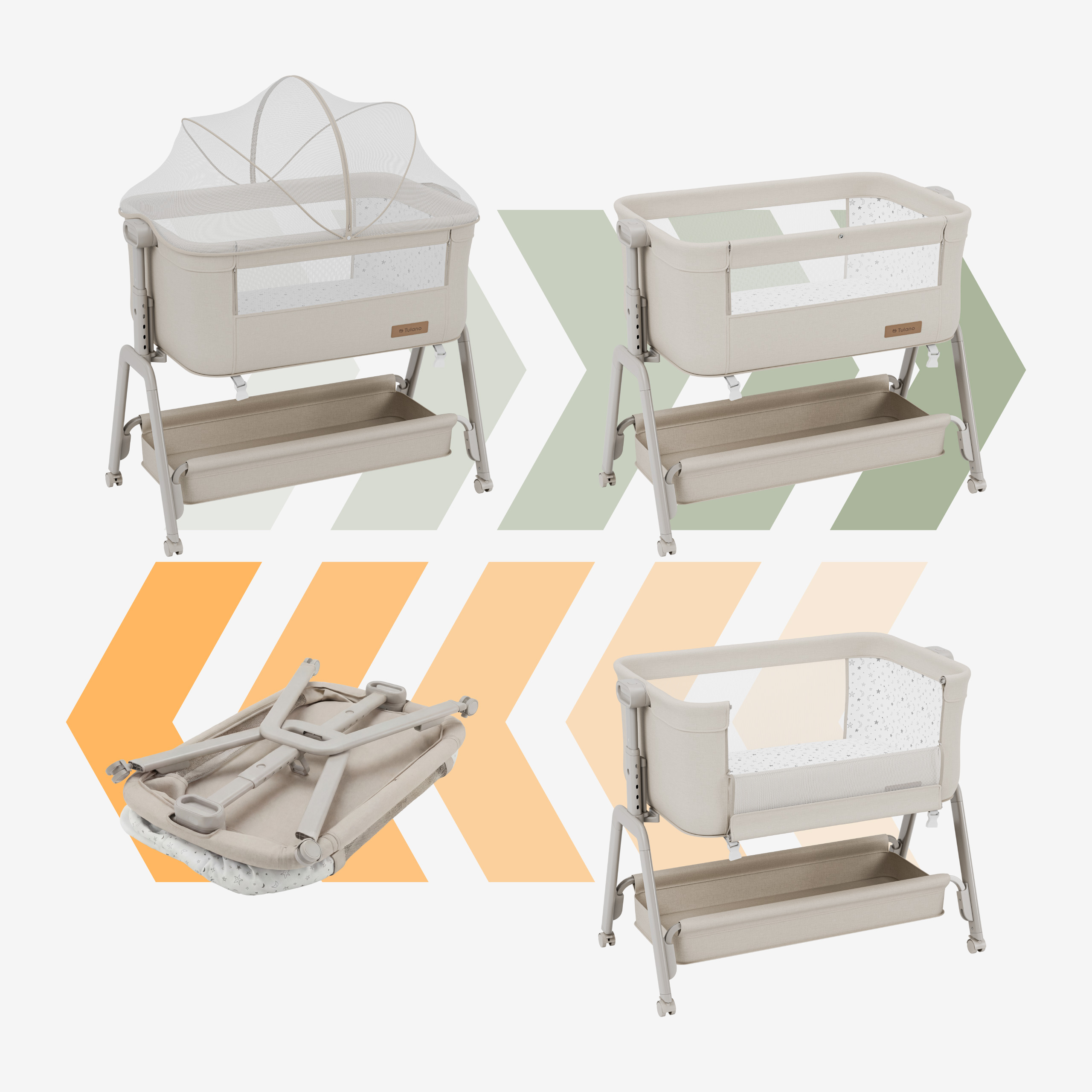 3w1 łóżeczko turystyczne Dream 50