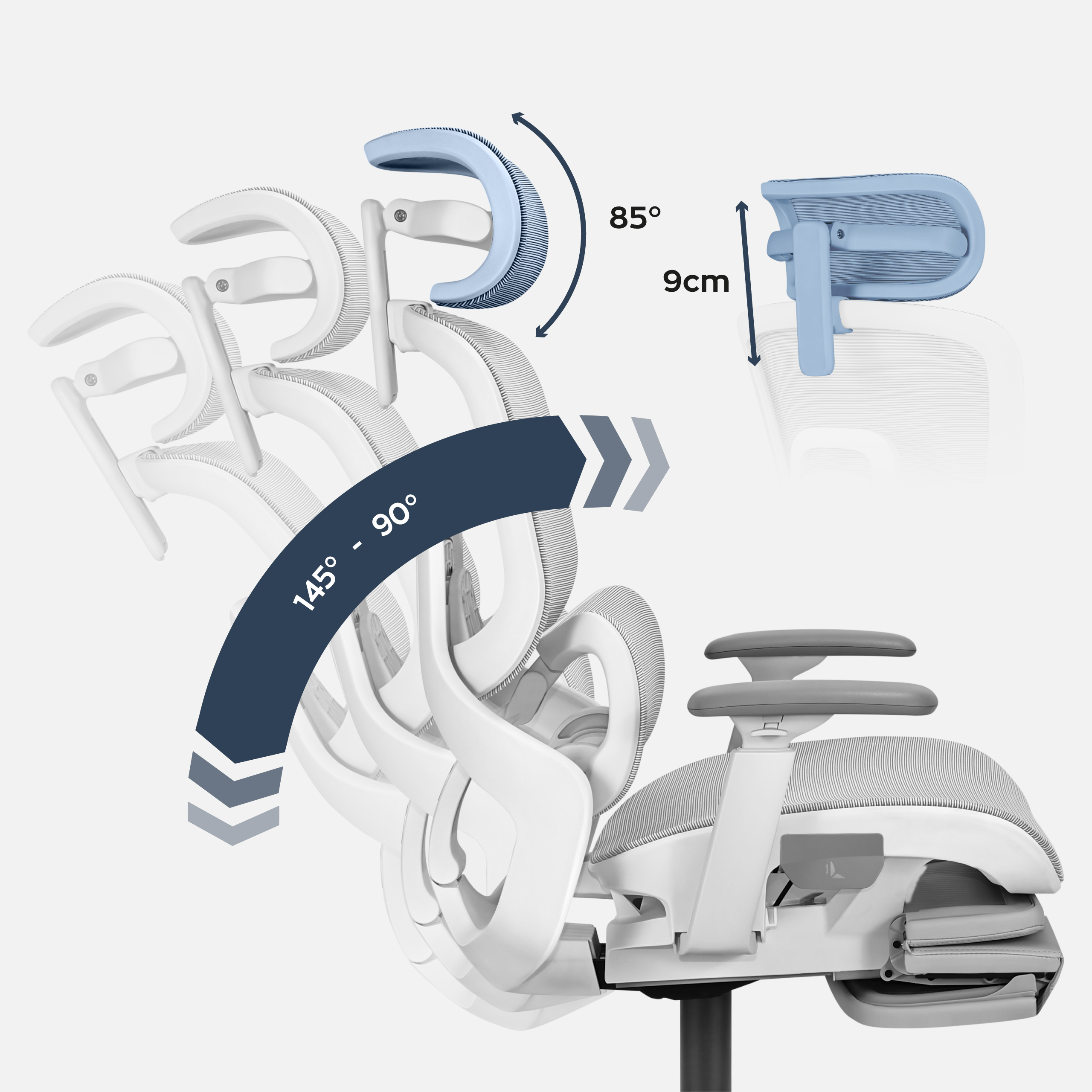 Lewy bok fotela Mark Adler Expert 9.3