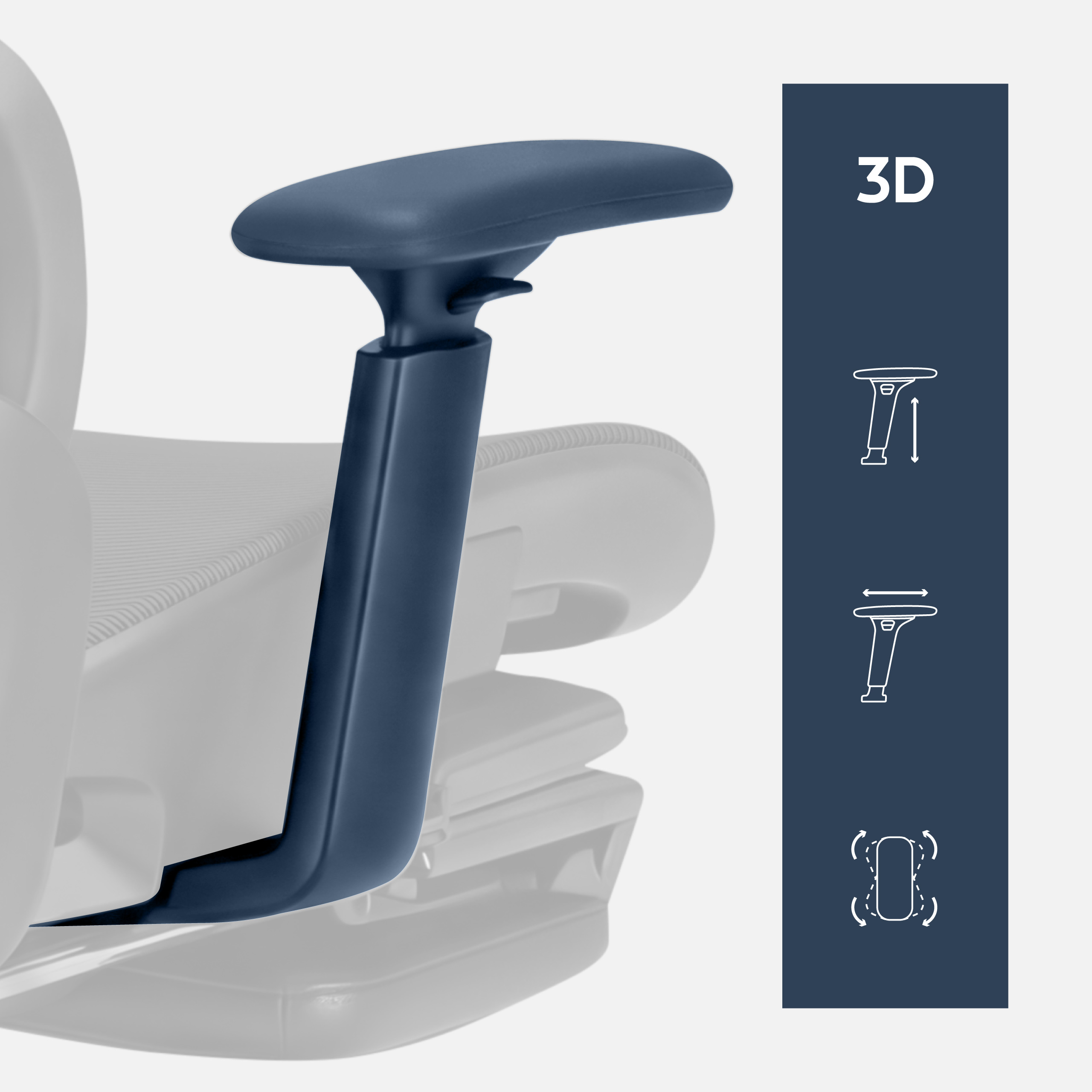 Regulowany podłokietnik Expert 9.3
