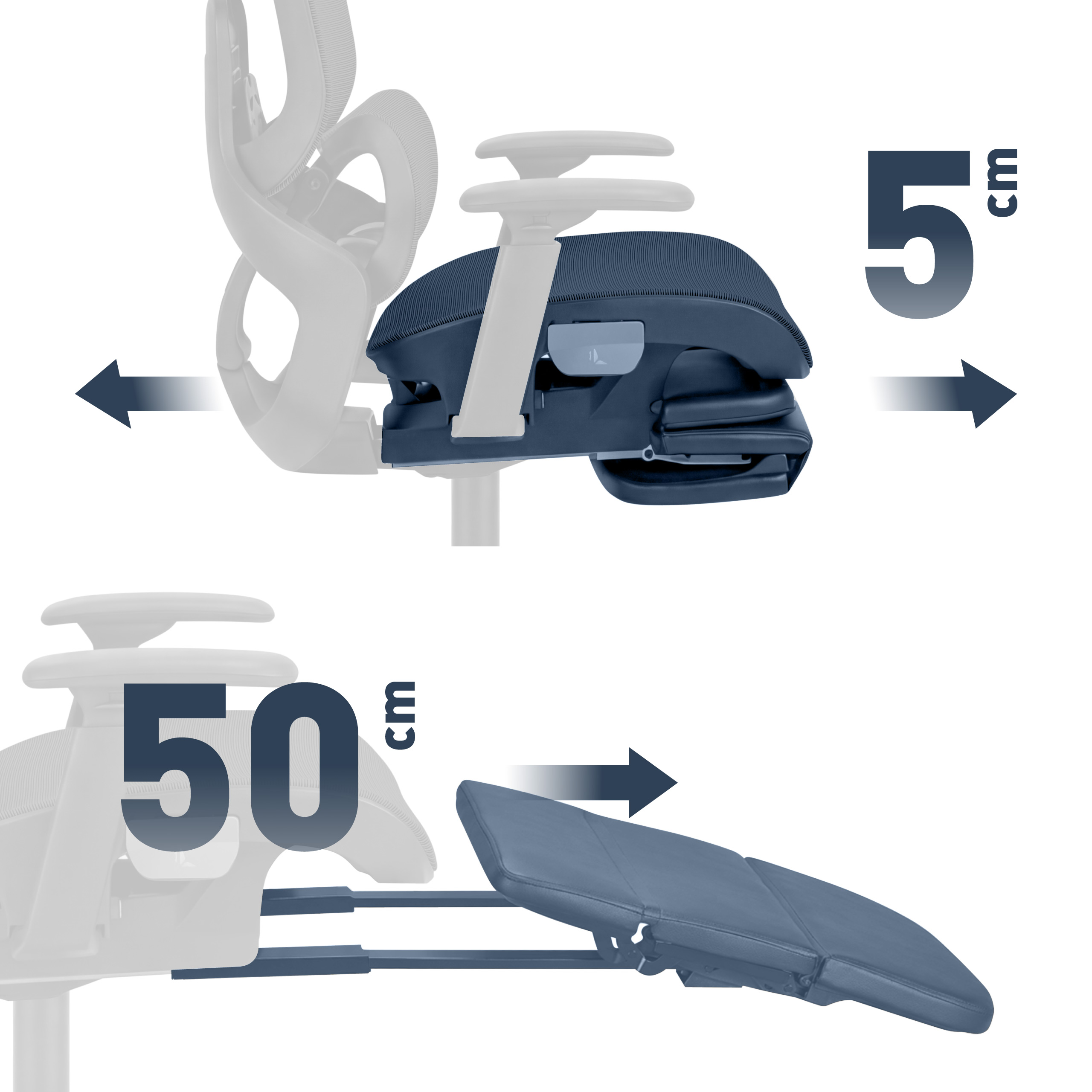 Podnóżek i przesuwane siedzisko Expert 9.3