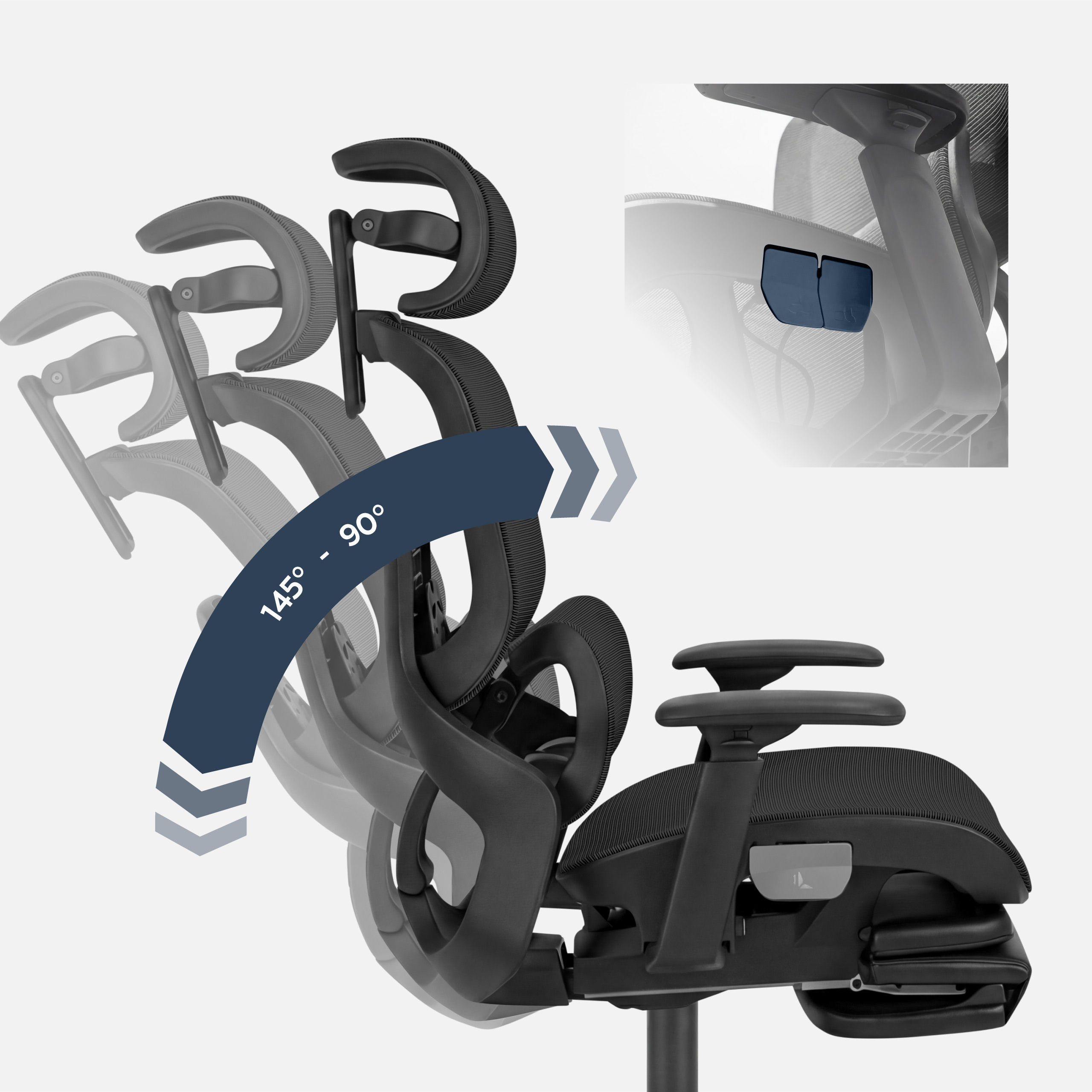 Lewy bok fotela Mark Adler Expert 9.3