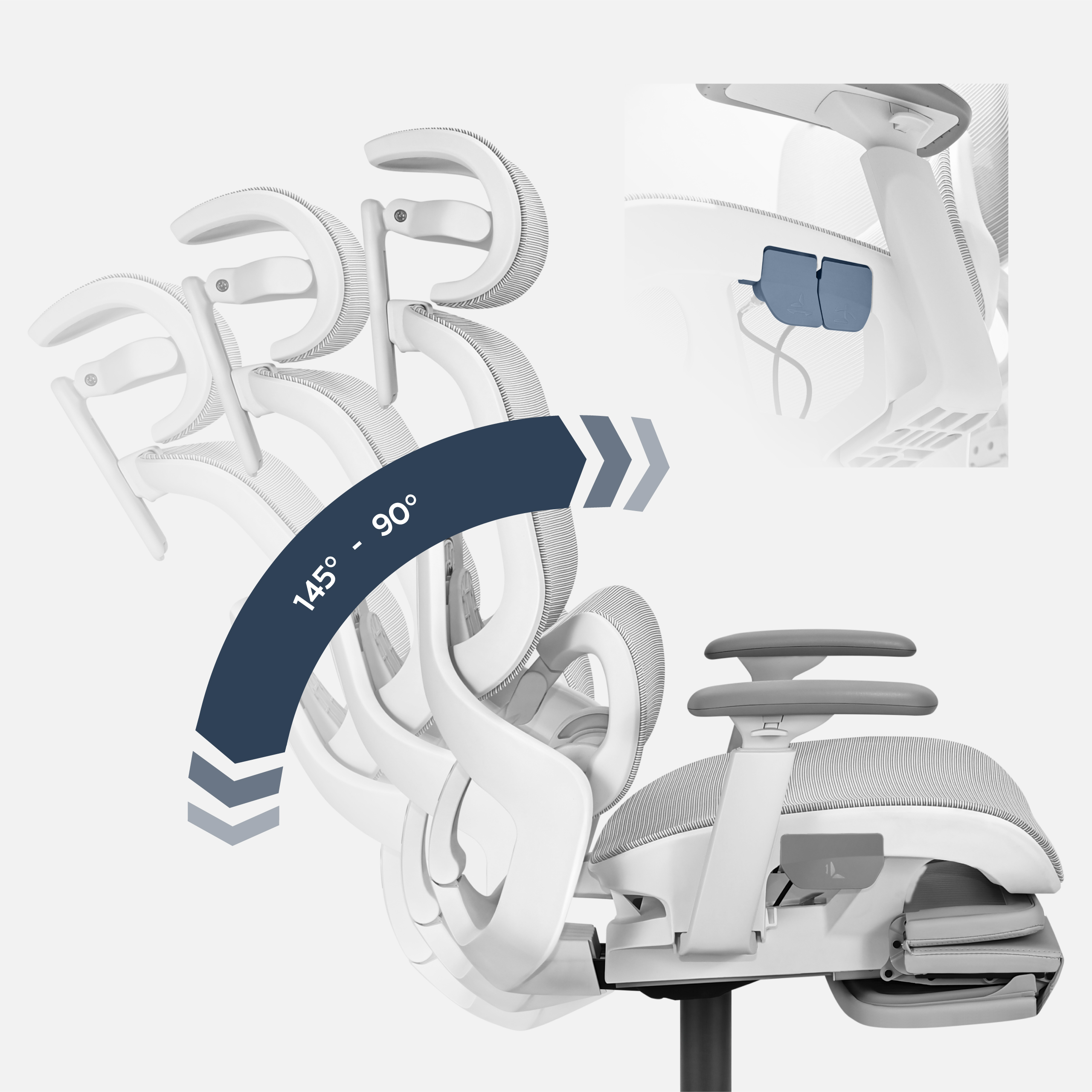 Lewy bok fotela Mark Adler Expert 9.3