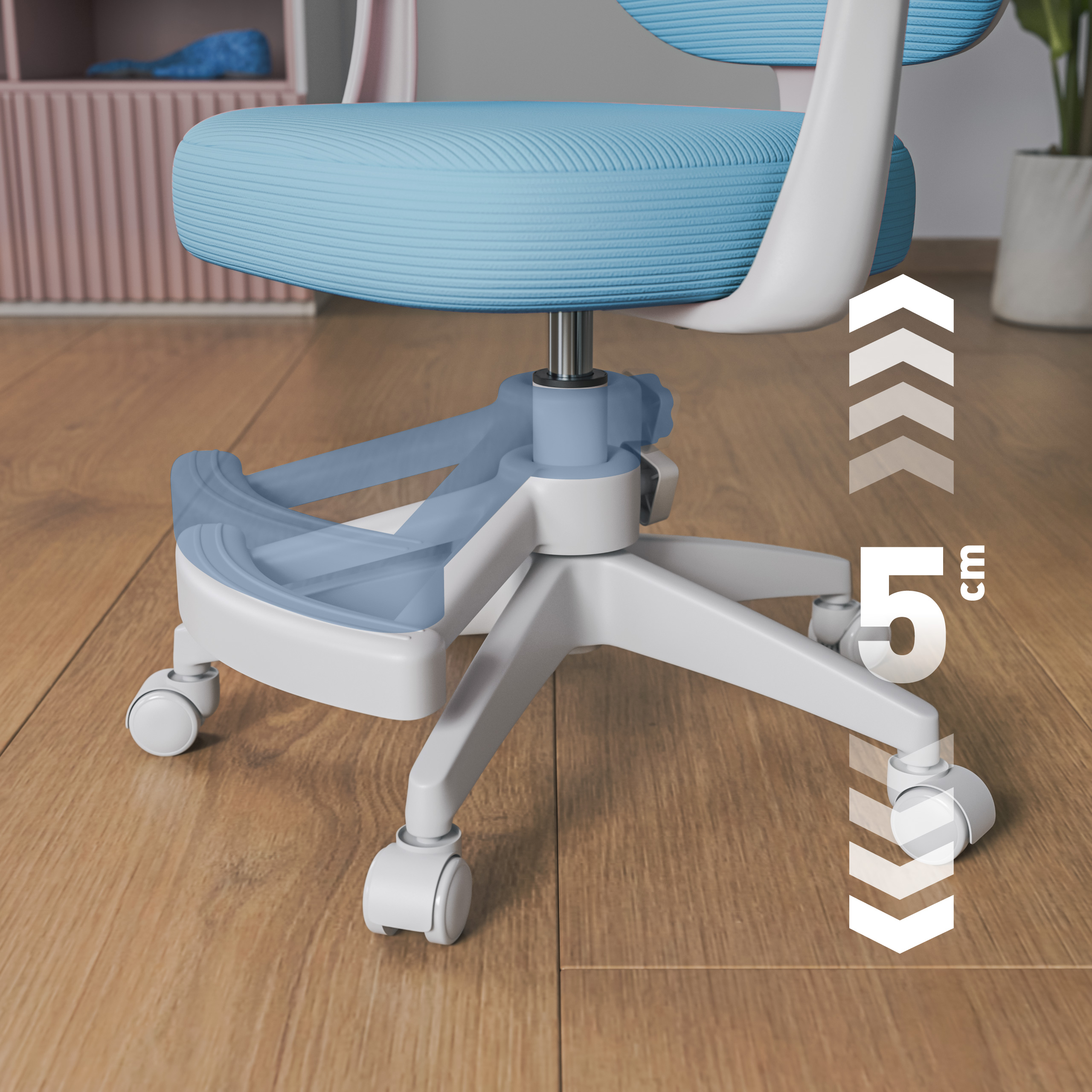 Regulowany podnóżek