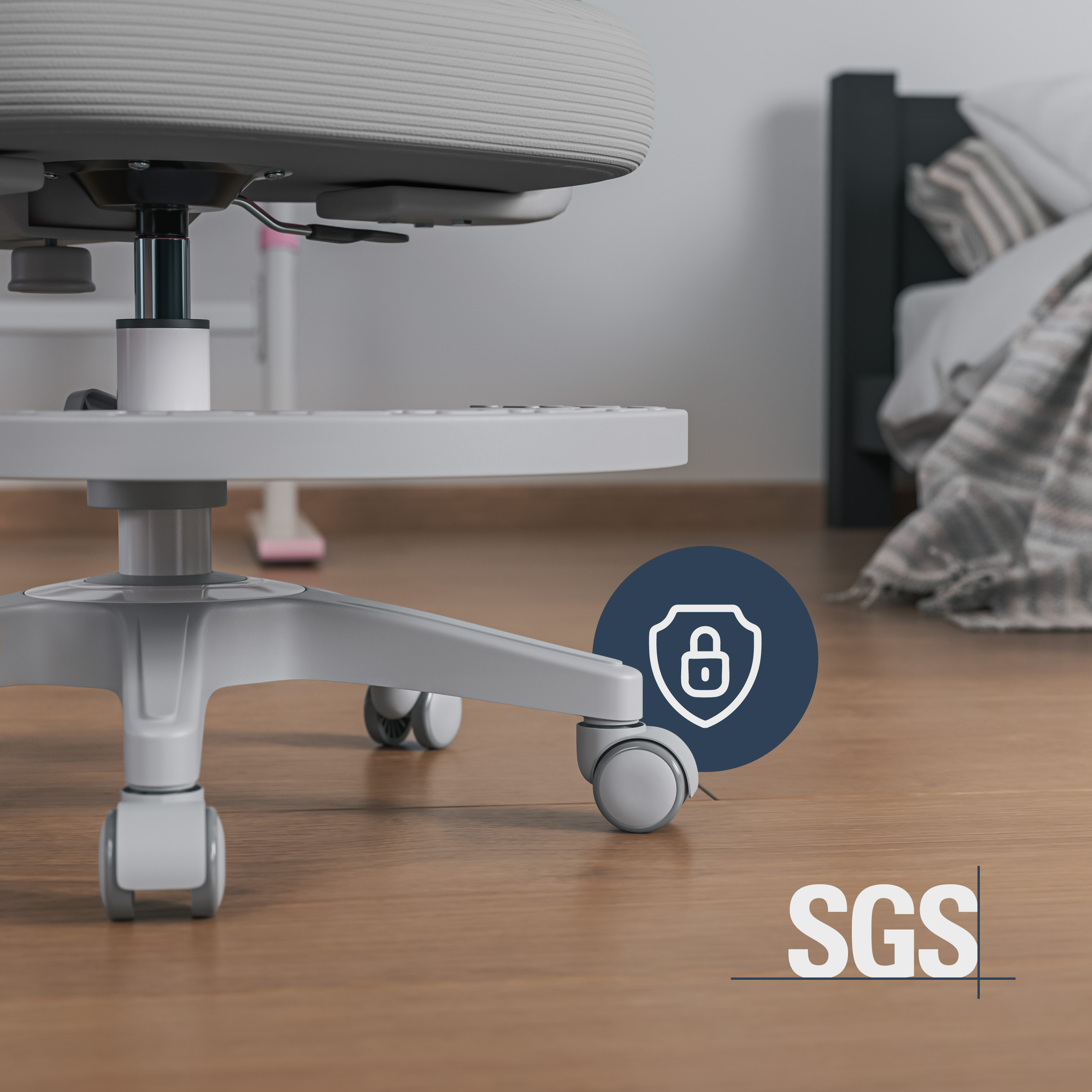 Kółka z blokadą Junior 4.4