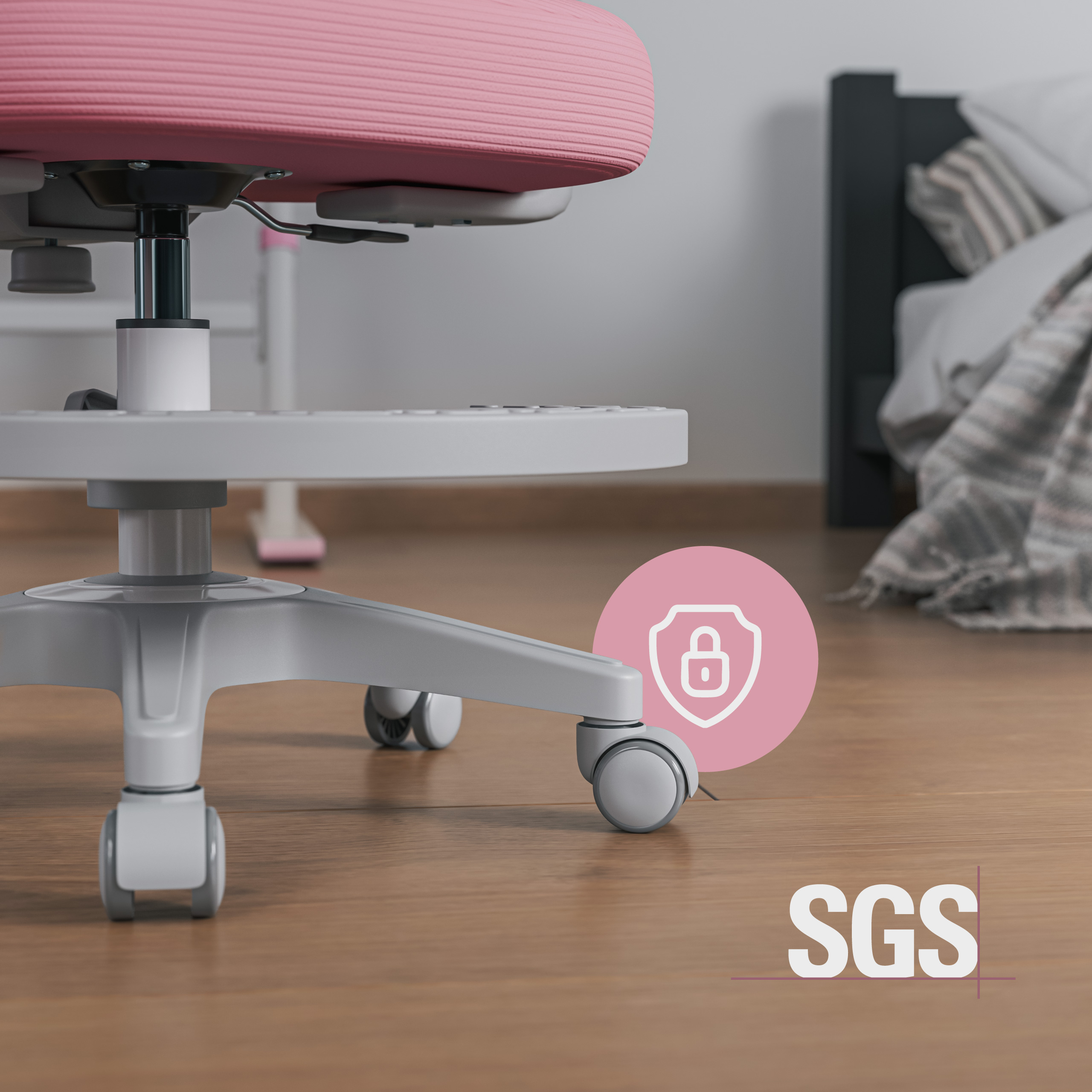 Kółka z blokadą Junior 4.4