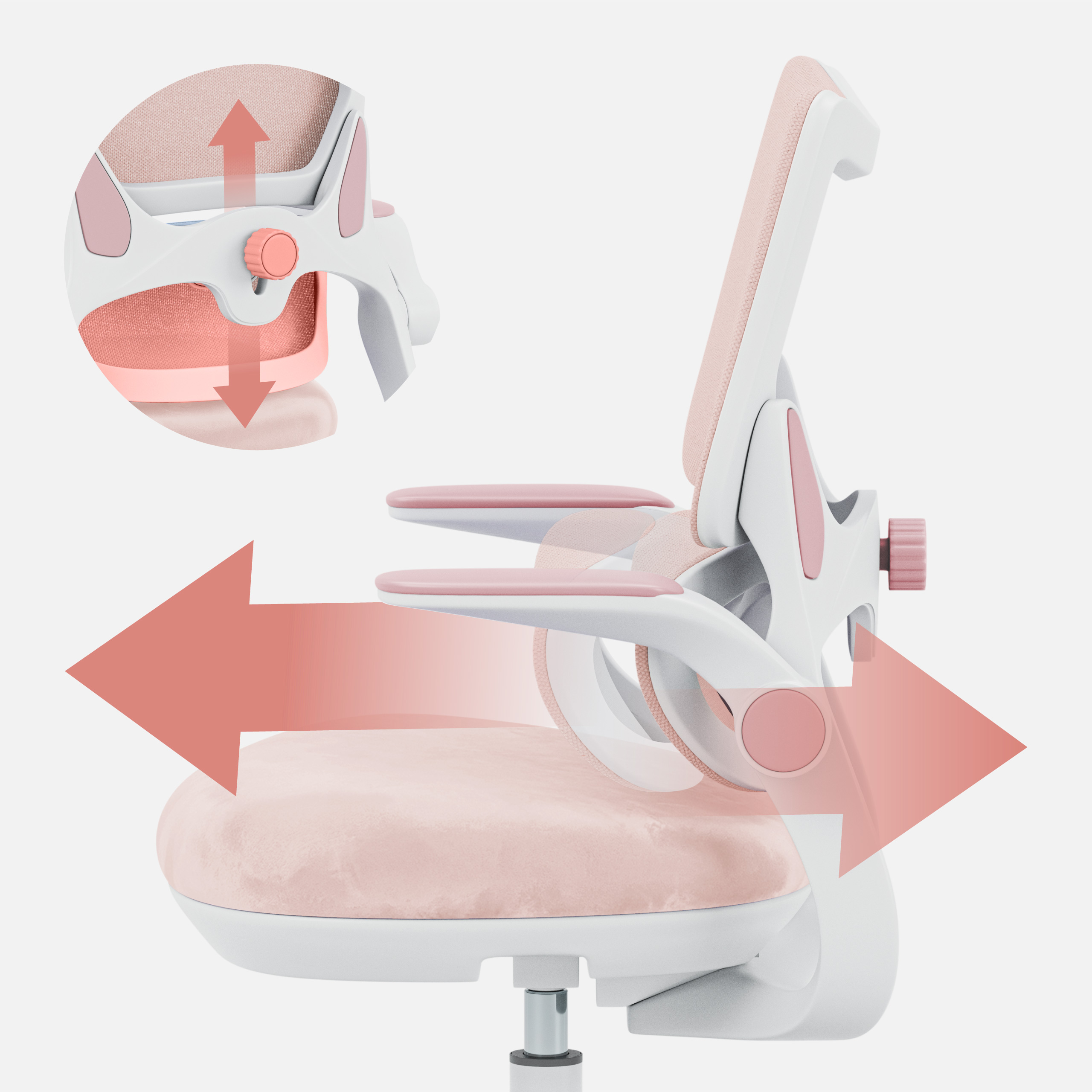 Regulowana głębokość oparcia