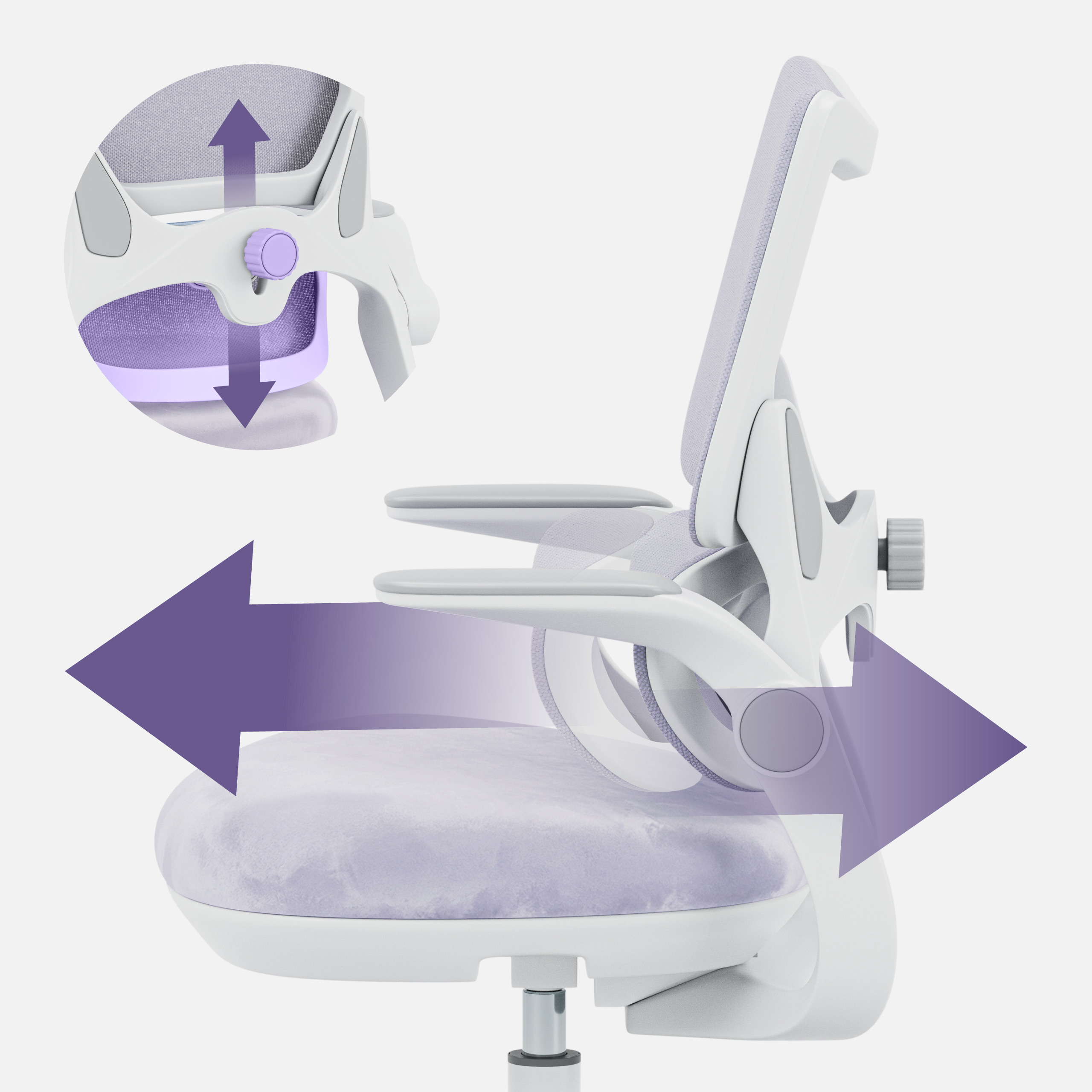 Regulowana głębokość oparcia