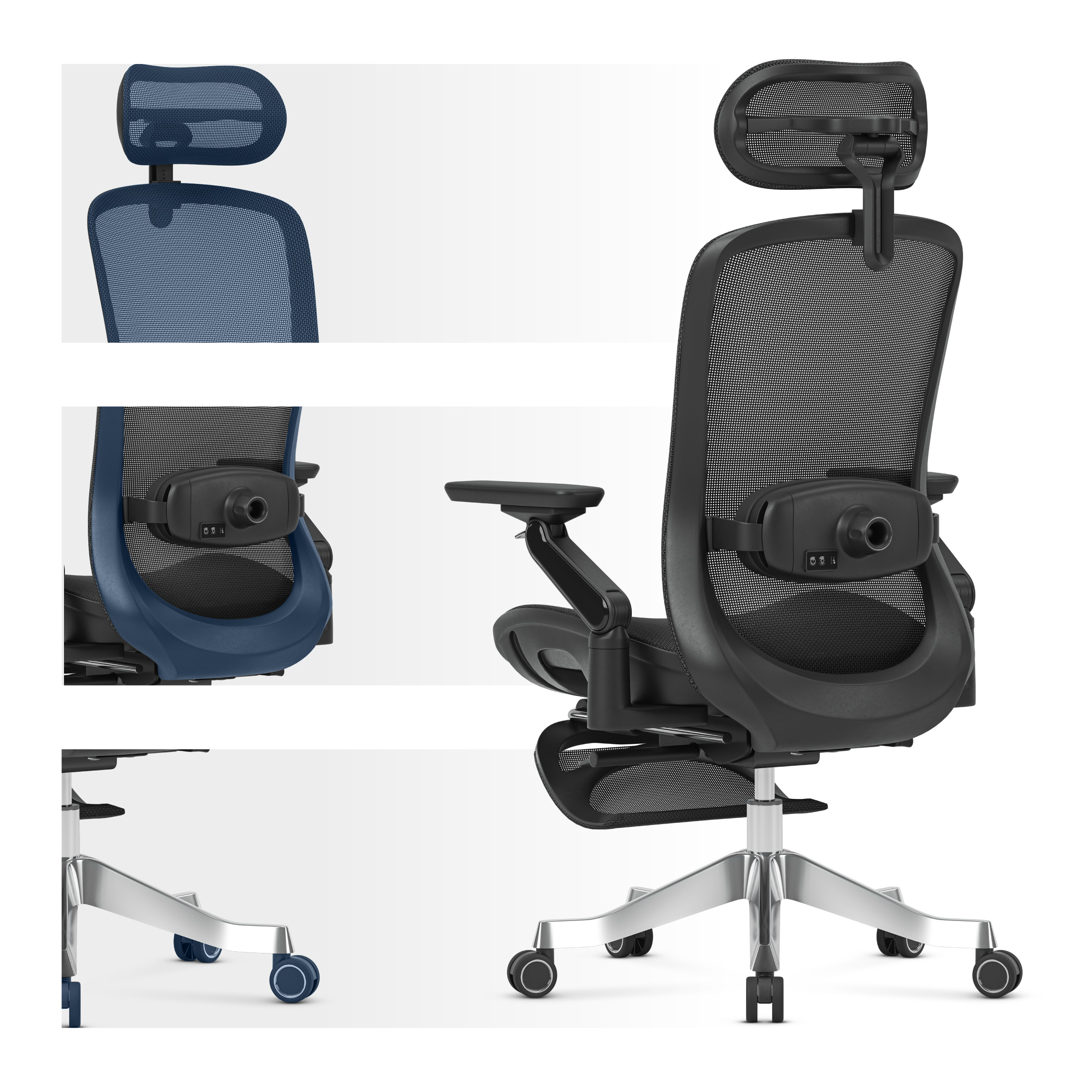 Konstrukcja i materiał fotel LeadPro 8.7