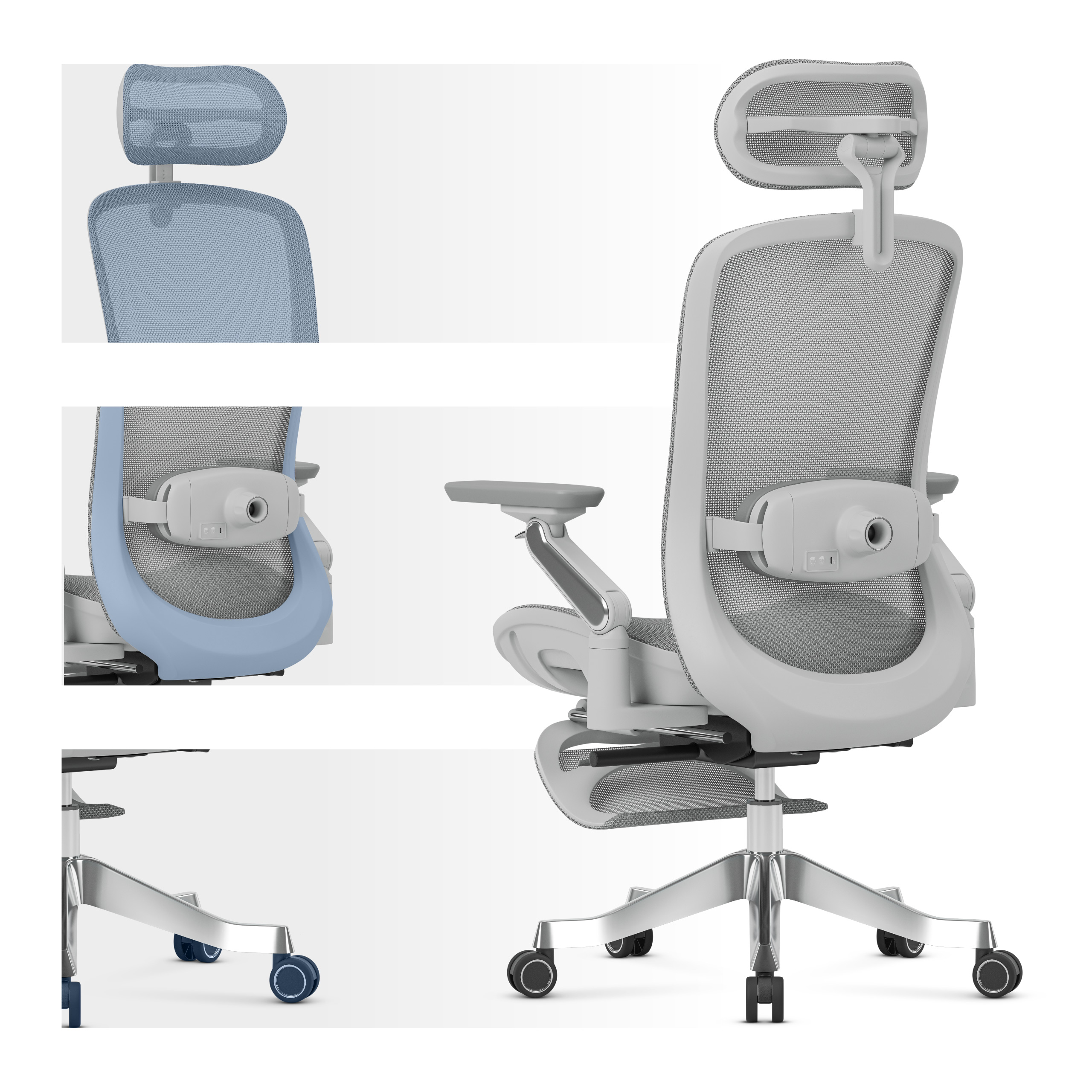 Konstrukcja i materiał fotel LeadPro 8.7