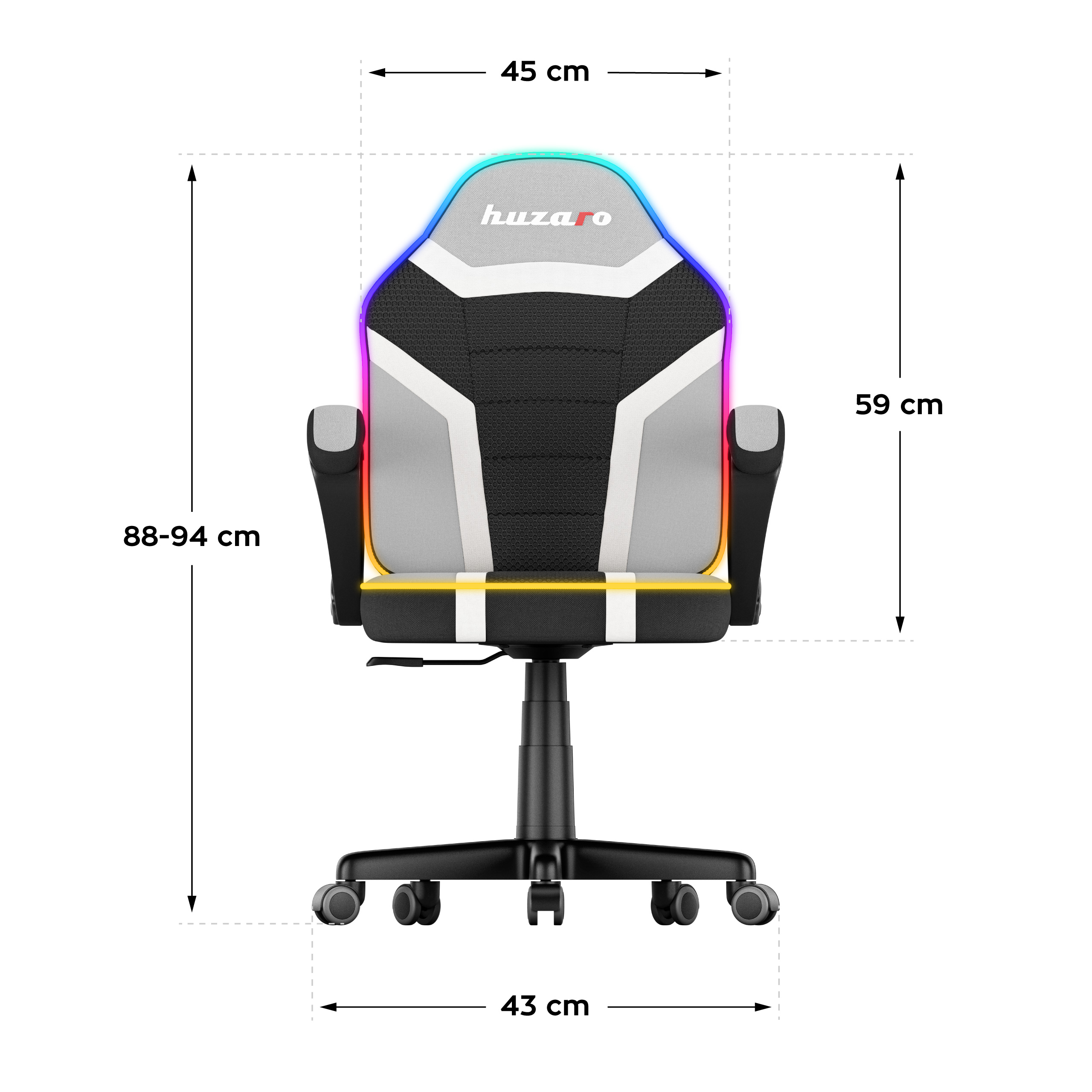 Wymiary fotela Ranger 1.0 Pixel