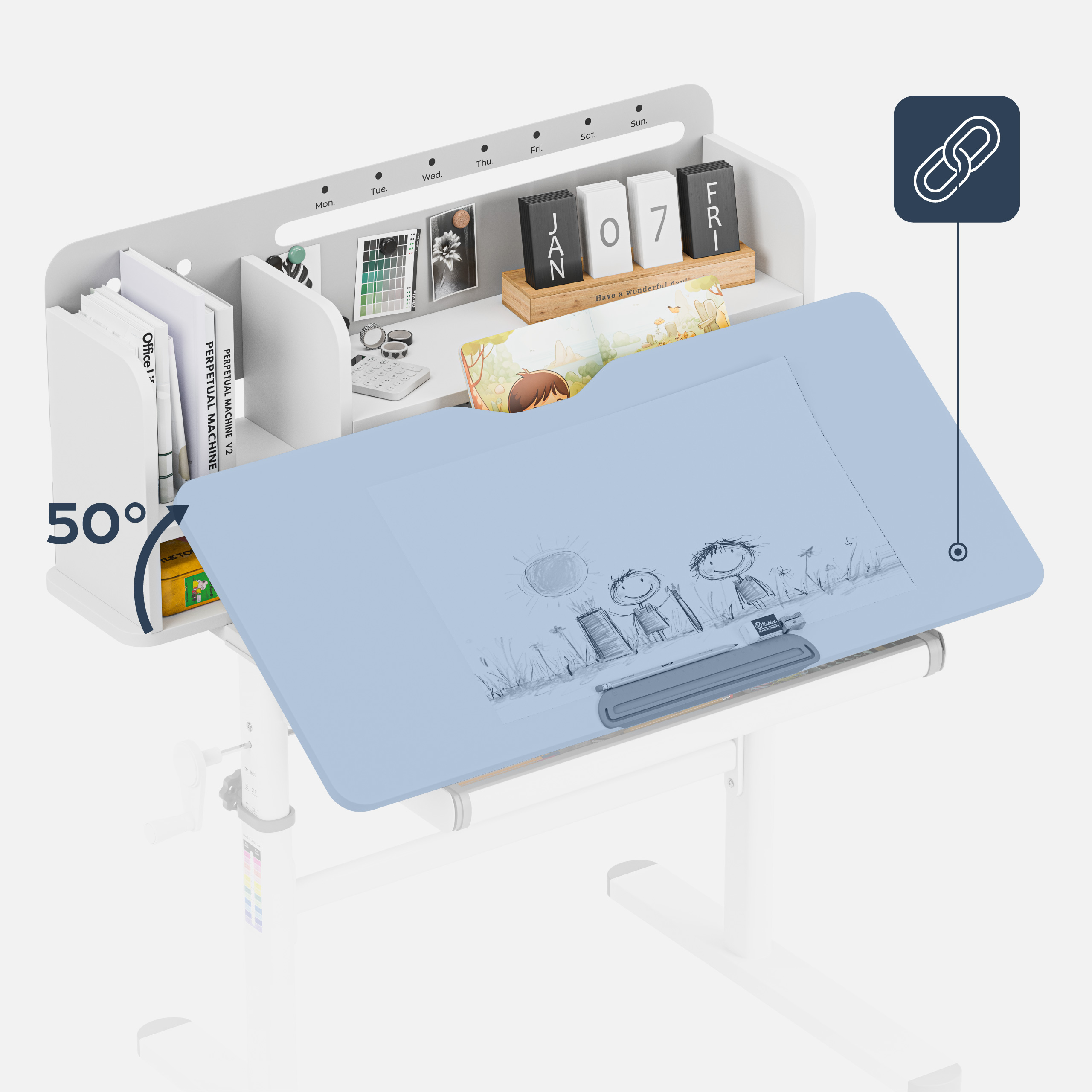 Study 5.0 nachylenie blatu