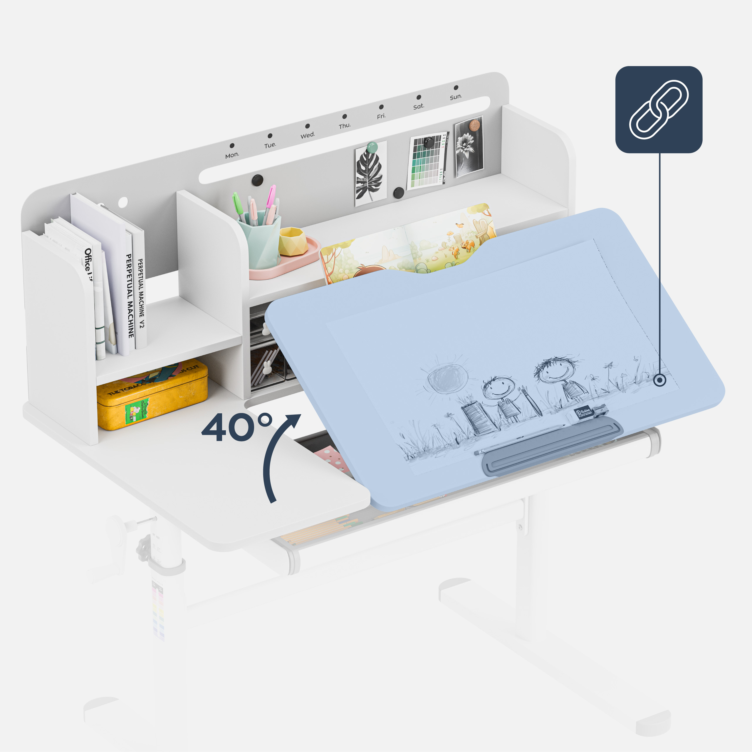 Pochylany blat Study 5.7