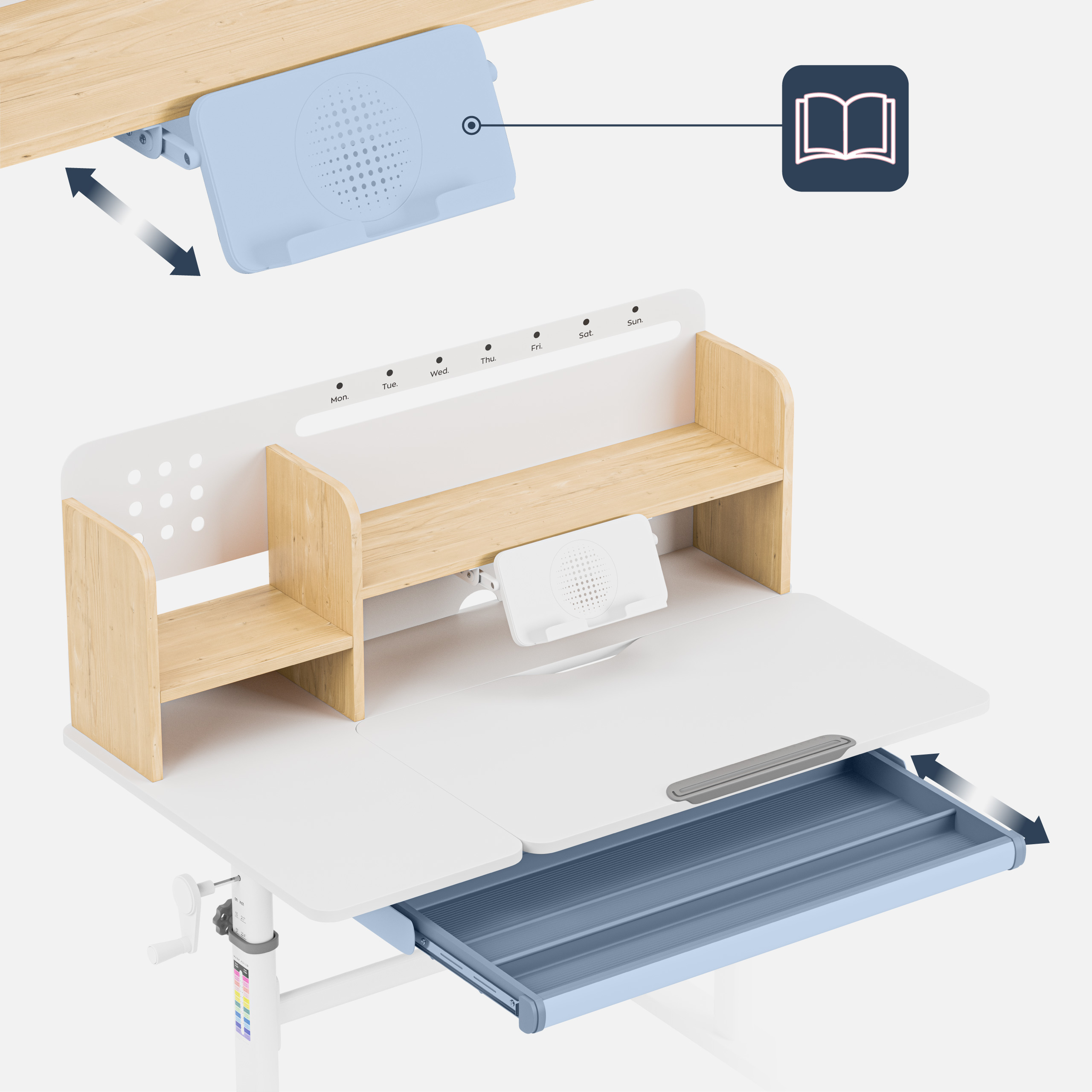 Szuflada i podstawka Study 5.7