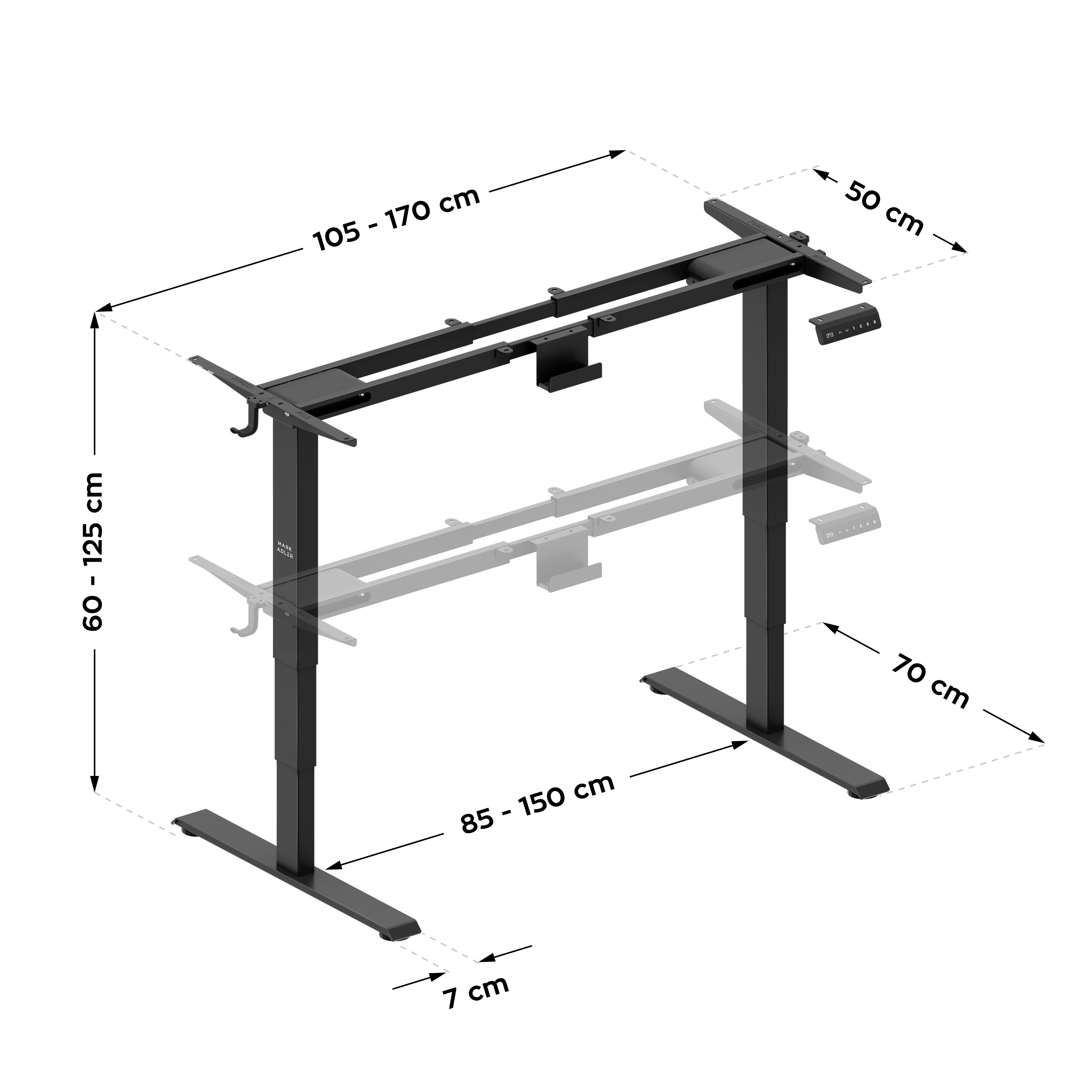 Wymiary Mark Adler Xeno 6.0
